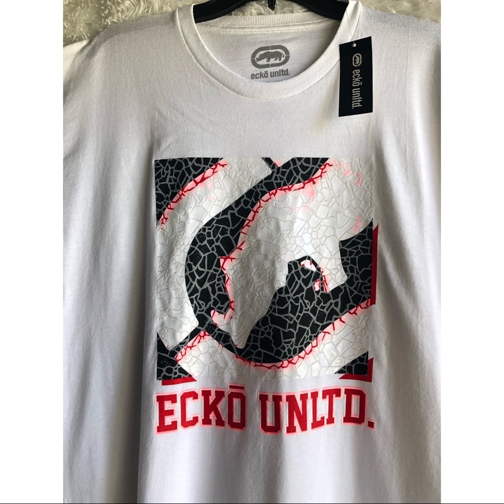 -White Ecko Unltd. T-shirt